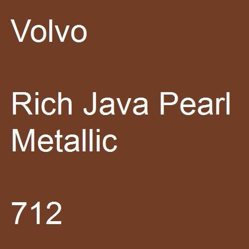 Volvo, Rich Java Pearl Metallic, 712.